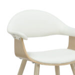 Armchair Austen PU white-leg natural - Слика 5
