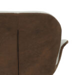 Danielle armchair beige brown fabric - black leg - Слика 6