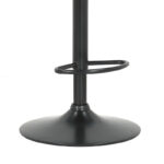 Bar stool Hadley folding black pu-wood walnut-metal black - Image 6