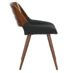 Chair Brody black pu- walnut leg - Слика 3