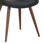 Chair Brody black pu- walnut leg - Слика 6