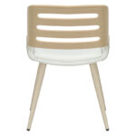 Chair Brody white pu- natural leg - Image 2