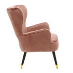 Armchair Lark in rotten apple velvet 65x74x90cm - Слика 3