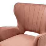 Armchair Lark in rotten apple velvet 65x74x90cm - Слика 5