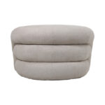 Armchair Lexy cream fabric 100x89.5x60cm - Image 4