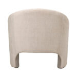 Armchair Berza cream fabric 76x76x71cm - Image 4