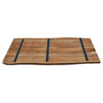 Emilio table top solid wood 4cm natural wood 160x90cm - Слика 4