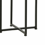 Side table Miles solid acacia wood natural-black 29x29x54cm - Слика 5