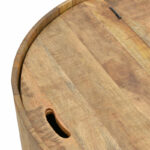 Storage coffee table Darian solid mango wood natural D90x45cm - Слика 4