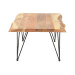 Miles coffee table solid acacia wood in natural shade 115x69x41cm - Слика 3