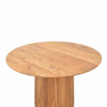 Canicule table solid acacia wood in natural shade D120x79cm - Слика 2