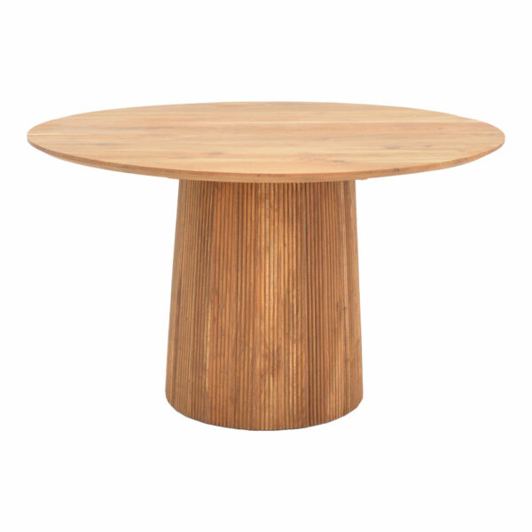 Canicule table solid acacia wood in natural shade D150x75cm