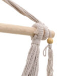 Hammock seat Ambition fabric beige 100x80x130cm - Image 3