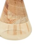 Coffe table Boundar Inart beige-gold metal-glass D50x49cm - Слика 3