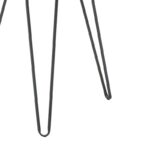 Coffe table Erzmo Inart natural-black metal-wood D40x56cm - Image 3