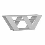 Pipralla TV Stand in white color 110x30x40cm - Image 3