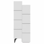 Multipurpose cabinet Romane cabinet white 62.2x37.4x155.4cm - Image 3