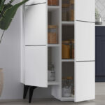 Multipurpose cabinet Romane cabinet white 62.2x37.4x155.4cm - Image 4