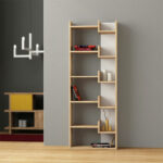 Bookcase Oppa natural-white 61x22x162cm - Image 2