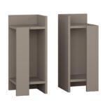 Ноќна масичка Immerse сет 2 слики мока 27x25x60см