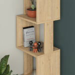 Bookcase - Column Piri oak melamine 35x30x161cm - Image 3
