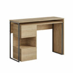 Working foldable desk Badau melamine natural 110x37x77cm - Слика 3