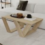 Coffee table Pipra in natural colour 110x60x40 - Image 2