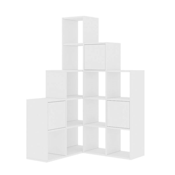 Полица за книги Палео бела меланина 150.8x28.x150.8 см