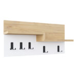 Закачалка за ѕид Харм даб-бел меламин 65x15x31 см