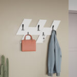 Wall hanger Livy white melamine 75.2x1.8x45.3cm - Image 2