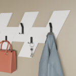 Wall hanger Livy white melamine 75.2x1.8x45.3cm - Image 3