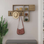 Wall hanger Game melamine in natural Color 99,5x15x61cm - Слика 3