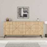 Buffet Bufel in natural color 181x35x77.4cm - Слика 3