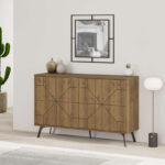 Buffet Dune in walnut color 123x35x77.4cm - Слика 2