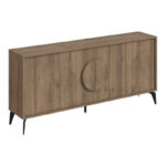 Buffet Gora in light walnut color 180x35.6x82cm