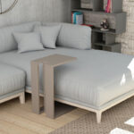 End table Muju in mocha color 40x30x57cm - Слика 2