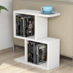 Coffee table Zet in white color 45x17x51cm - Image 2