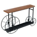 Console Bike in black-walnut color 148x28x85cm - Слика 4