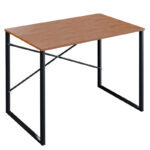 Office desk Zayn in black-walnut color 90x60x70εcm - Image 4