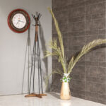 Coat Stand Myra in walnut-black color D40x160cm - Image 2