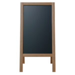 Menu stand Felex walnut-black 50x25x100cm - Слика 2