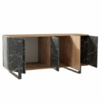 Buffet Amanda walnut-black 160x40x78.5cm - Image 2