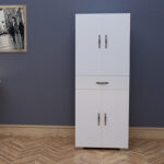 Wardrobe-column Milou white 59x34.5x140cm - Image 3