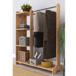 Entrance furniture Renesme light walnut 106x35x128cm - Image 2