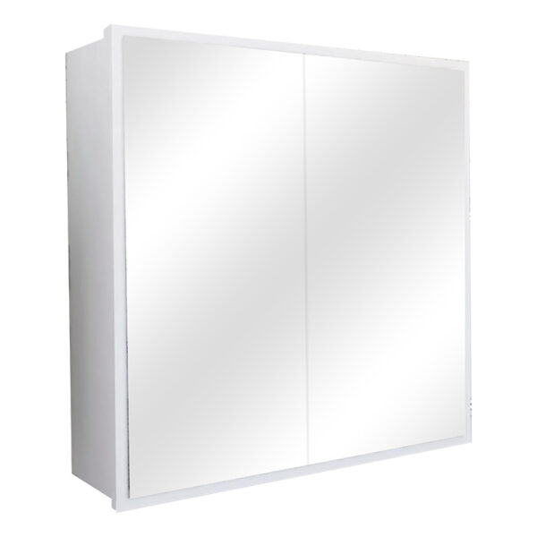 Poliana bathroom cabinet with mirror white 70x17x70cm