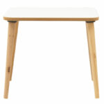 Jerry children's table white-natural 50x50x43cm - Слика 3