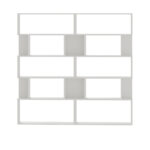 Library Booky 12 shelves space whtite melamine 180x20x175cm - Слика 2