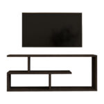 TV Stand Waldo black-dark grey melamine 100x29.5x40cm - Image 3