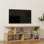 TV Stand Waldo natural melamine 100x29.5x40cm - Image 2