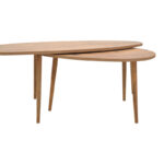 Monty melamine natural coffee table 116x46x46cm - Слика 3